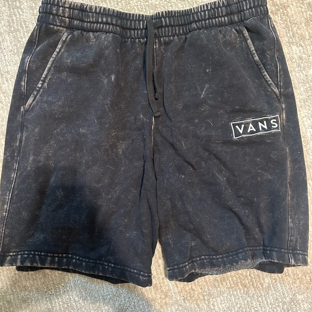 Vans Men's Washed Black Athletic Shorts
